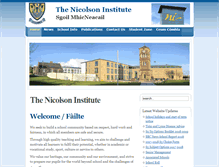 Tablet Screenshot of nicolsoninstitute.org
